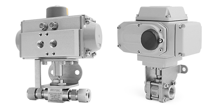 Automated Ball Valve,real product actual shot photo